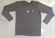 Camiseta Proteção Solar Uv 50 Cinza Tecido Gelado Térmica
