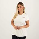 Camiseta Puma Active Logo Feminina Branca