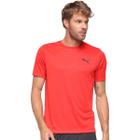 Camiseta Puma Active Small Logo Masculino - Vermelho