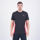 Camiseta Puma Run Favorite SS Preta e Rosa