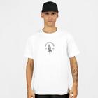 Camiseta Qix Skull Skateboard Branco