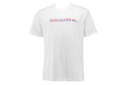 Camiseta Quiksilver Embroidery Extra Grande Branco Masculino