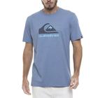 Camiseta Quiksilver Full Logo Masculina Azul Mescla