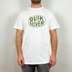 Camiseta Quiksilver Manga Curta Prime Operator Branco - Masculino