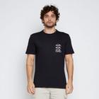 Camiseta quiksilver original vertical logo black