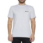 Camiseta Quiksilver Patriot SM25 Masculina Cinza Claro