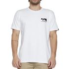 Camiseta Quiksilver Quik Space Logo SM25 Masculina Branco