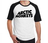 Camiseta Raglan 100% Algodão - Banda Arctic Monkeys