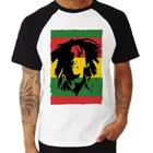 Camiseta Raglan Bob Marley Reggae Rots Jamaica 5