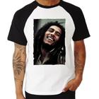 Camiseta Raglan Bob Marley Reggae Rots Jamaica 7