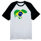 Camiseta Raglan Capivara Fauna Brasileira