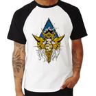 Camiseta Raglan Cavaleiros do Zodiaco Cdz Geek Nerd Séries 3
