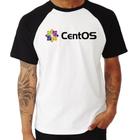 Camiseta Raglan CentOS Linux Logo - Foca na Moda