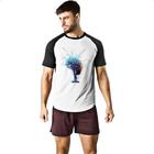 Camiseta Raglan Cerebro IA impulsos eletricos