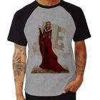 Camiseta Raglan Cersei Lannister Art - Foca na Moda