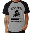 Camiseta Raglan Ciclista em formação - Foca na Moda