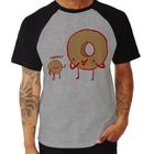 Camiseta Raglan Donuts - Foca na Moda