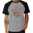 Camiseta Raglan Drama Queen - Foca na Moda