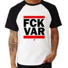 Camiseta Raglan F*CK VAR - Foca na Moda