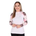 Camiseta Raglan Feminina Floral Proteçãouv50+ Animal Print