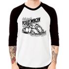 Camiseta Raglan Fusca Manga 3/4 - Foca na Moda