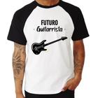 Camiseta Raglan Futuro Guitarrista - Foca na Moda
