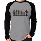 Camiseta Raglan House Stark Tony Stark Manga Longa - Foca na Moda