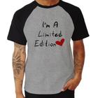 Camiseta Raglan I'm A Limited Edition - Foca na Moda