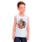 Camiseta Raglan Infantil Cinza Branca Desenho Naruto Anime07