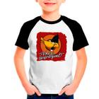 Camiseta Raglan Infantil Desenho Patolino