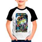 Camiseta Raglan Infantil Desenho Scooby Doo 05