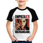 Camiseta Raglan Infantil Empieza el matriarcado - Foca na Moda