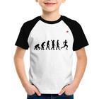 Camiseta Raglan Infantil Evolução do Corredor - Foca na Moda