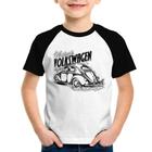 Camiseta Raglan Infantil Fusca - Foca na Moda