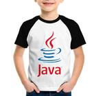 Camiseta Raglan Infantil Java Café - Foca na Moda