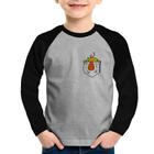 Camiseta Raglan Infantil Pocket Bug Manga Longa - Foca na Moda