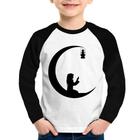 Camiseta Raglan Infantil Ramadan Manga Longa - Foca na Moda