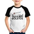 Camiseta Raglan Infantil Stop the Count Boletos - Foca na Moda