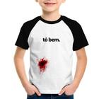 Camiseta Raglan Infantil tô bem - Foca na Moda