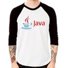 Camiseta Raglan Java Manga 3/4 - Foca na Moda