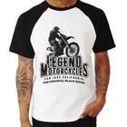 Camiseta Raglan Legend Motorcycle - Foca na Moda