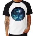 Camiseta Raglan Libra Sígno - Foca na Moda