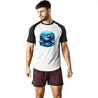 Camiseta Raglan Megalodom sea art