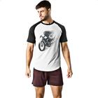 Camiseta Raglan Morte motociclista