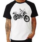 Camiseta Raglan Moto F 800 GS Traços - Foca na Moda