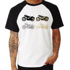 Camiseta Raglan Motorcycle Vector - Foca na Moda