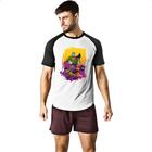 Camiseta Raglan Nostalgia Frankstein Jr e os Impossiveis