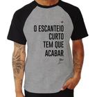 Camiseta Raglan O escanteio curto tem que acabar - Foca na Moda