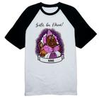 Camiseta Raglan Orixas Cartoon Nana Salu ha nana