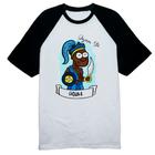 Camiseta Raglan Orixas Cartoon Ogum Ie